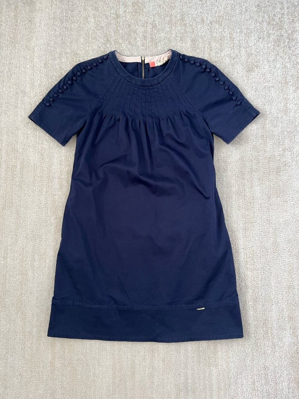 Ted Baker Charr Blue Cotton Summer Mini Dress 1